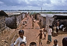 1975 Bangladesh. Urdu refugee camp