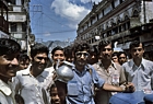 1975 Bangladesh. Central Dhaka. First search after coup