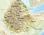  Ethiopia. Topography and provinces