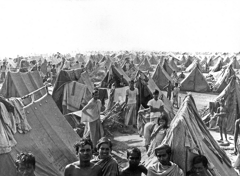 c. 1972 Bangladesh. Bangladeshi resettlement camp