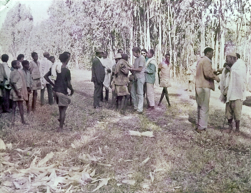 1971 Ethiopia. C Kilmer, G Bartley, A Bogali, vaccinators