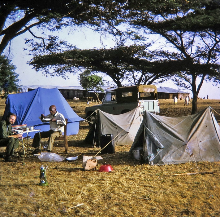  Ethiopia. Tent encampment