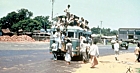 India. Crowded bus