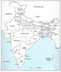 1968-77 India. State boundaries